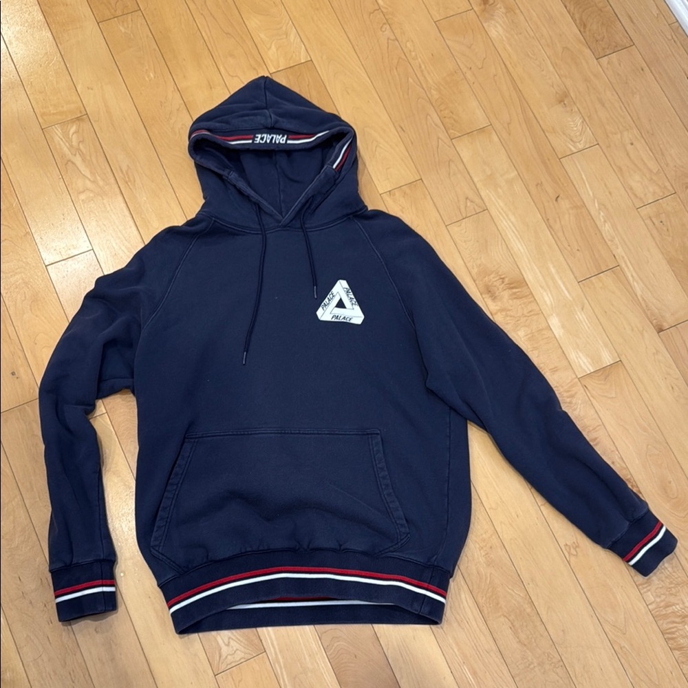 PALACE Blue Sweatshirt with Minimalist Logo size Large